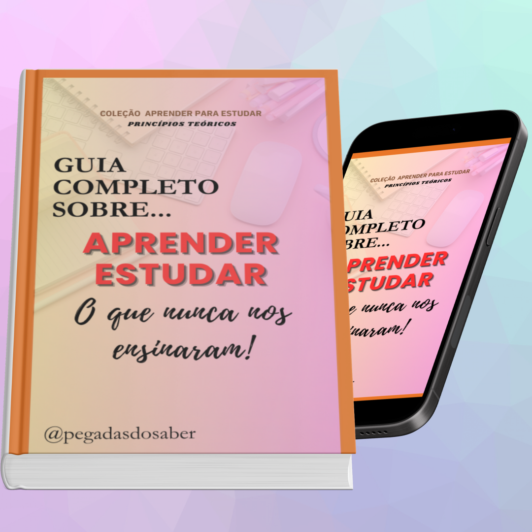 Capa do e-book 'Aprender a Estudar: O Que Nunca Nos Ensinaram' - Estratégias e métodos para melhorar seu aprendizado.